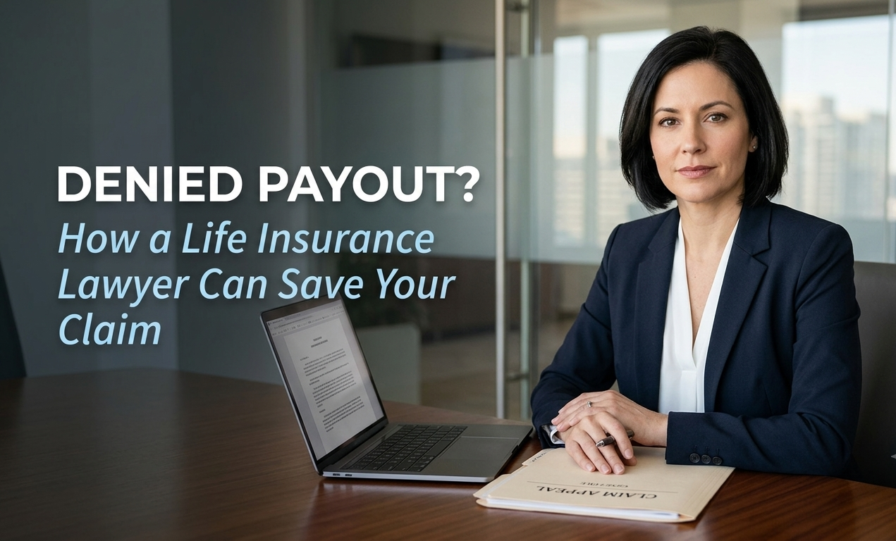Denied Payout? How a Life Insurance Lawyer Can Save Your Claim