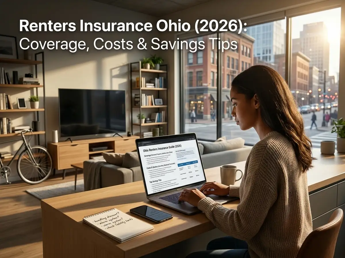 Renters Insurance Ohio (2026): Coverage, Costs & Savings Tips